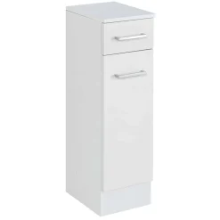 Wohnen Weißer Badschrank mit Sockel Fuß - Skiranov I