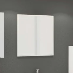 Wohnen Spiegel|Flurspiegel*Weißer Badspiegel in Rechteckig 60x64 - Livendas