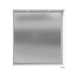 Wohnen Spiegel|Flurspiegel*Weißer Badspiegel mit Ablage & LED - Enwicos