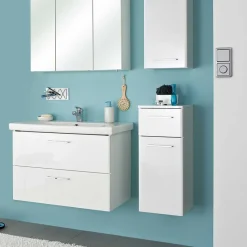 Wohnen Badschränke*Weißer Bad-Unterschrank für Wandmontage - Bahare