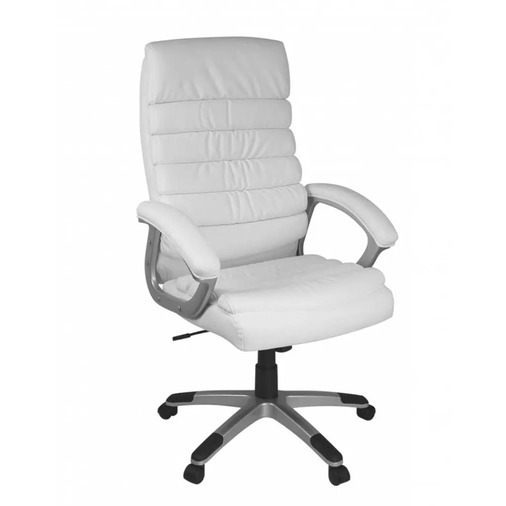 Wohnen Bürostühle*Weißer Bürosstuhl in modernem Design - Vandato