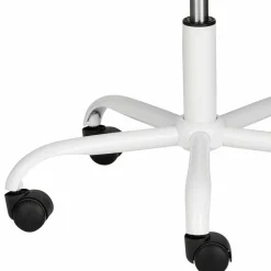 Wohnen Weiße Möbel|Bürostühle*Weißer Drehstuhl mit Kunstleder Schalensitz - Chiloena