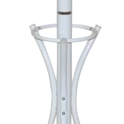 Wohnen Vintage Möbel|Kleiderständer*Weißer Garderobenständer aus Metall - Laxela