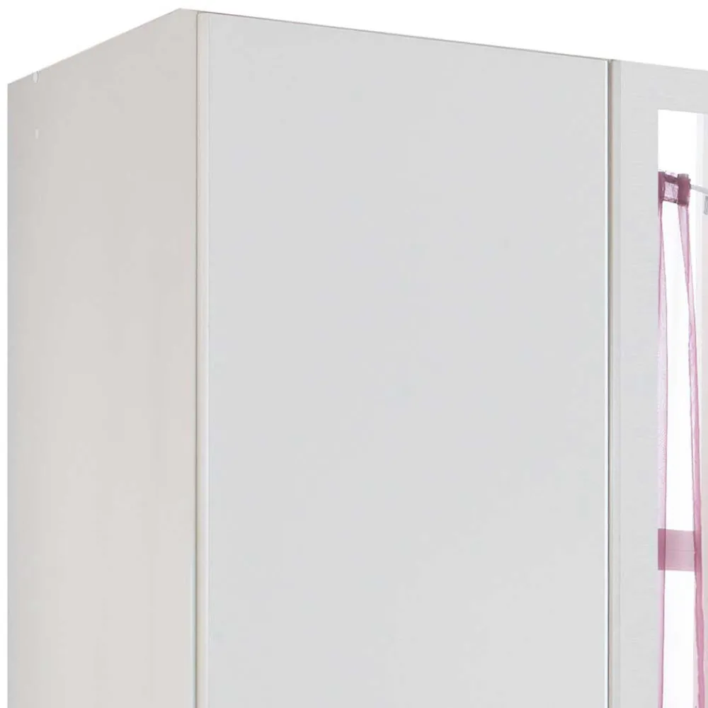 Wohnen Jugendzimmerschränke*Weißer Kleiderschrank mit zwei Schubladen & drei Türen - Catrizia