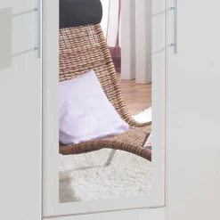 Wohnen Jugendzimmerschränke*Weißer Kleiderschrank mit zwei Schubladen & drei Türen - Catrizia