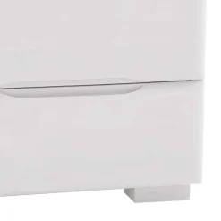 Wohnen Weißer Nachttisch Dayton aus Massivholz Buche