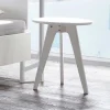 Wohnen Küchentische|Couchtisch*Weißer Nachttisch in Rund - Mavricara