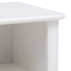 Wohnen Kommoden|Nachttische*Weißer Nachttisch mit großem Fach - Velriva