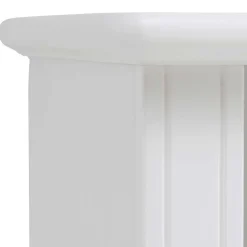 Wohnen Kommoden|Nachttische*Weißer Nachttisch mit großem Fach - Velriva