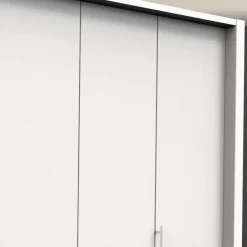 Wohnen Jugendzimmerschränke*Weißer Schlafzimmer Kleiderschrank mit Falttüren - Donpiave