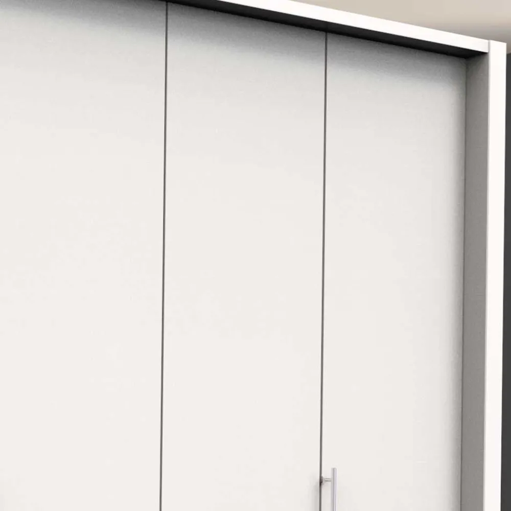 Wohnen Jugendzimmerschränke*Weißer Schlafzimmer Kleiderschrank mit Falttüren - Donpiave