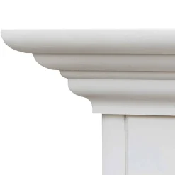 Wohnen Massivholzmöbel|Glasmöbel*Weißer Schlafzimmerschrank im Landhausstil - Indico