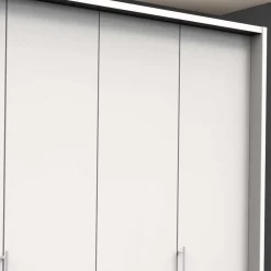 Wohnen Weißer Schlafzimmerschrank mit Falttüren - Donpiave