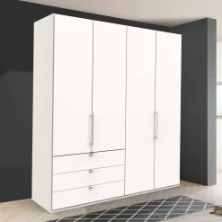 Wohnen Weißer Schrank fürs Schlafzimmer in modernem Design - Donpiave