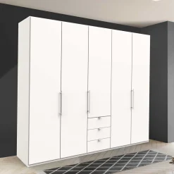 Wohnen Weißer Schrank mit zwei Falttüren & Tür - Donpiave