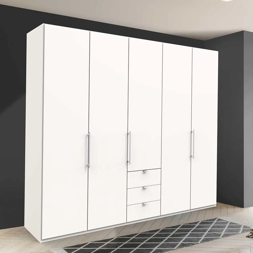 Wohnen Weißer Schrank mit zwei Falttüren & Tür - Donpiave