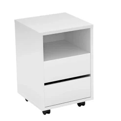 Wohnen Jugendzimmertische|Kinderschreibtische*Weißer Schreibtisch optional mit Rollcontainer - Evensa