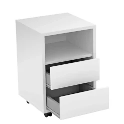 Wohnen Jugendzimmertische|Kinderschreibtische*Weißer Schreibtisch optional mit Rollcontainer - Evensa