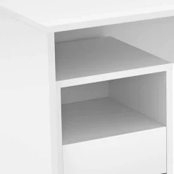 Wohnen Jugendzimmertische|Kinderschreibtische*Weißer Schreibtisch optional mit Rollcontainer - Evensa