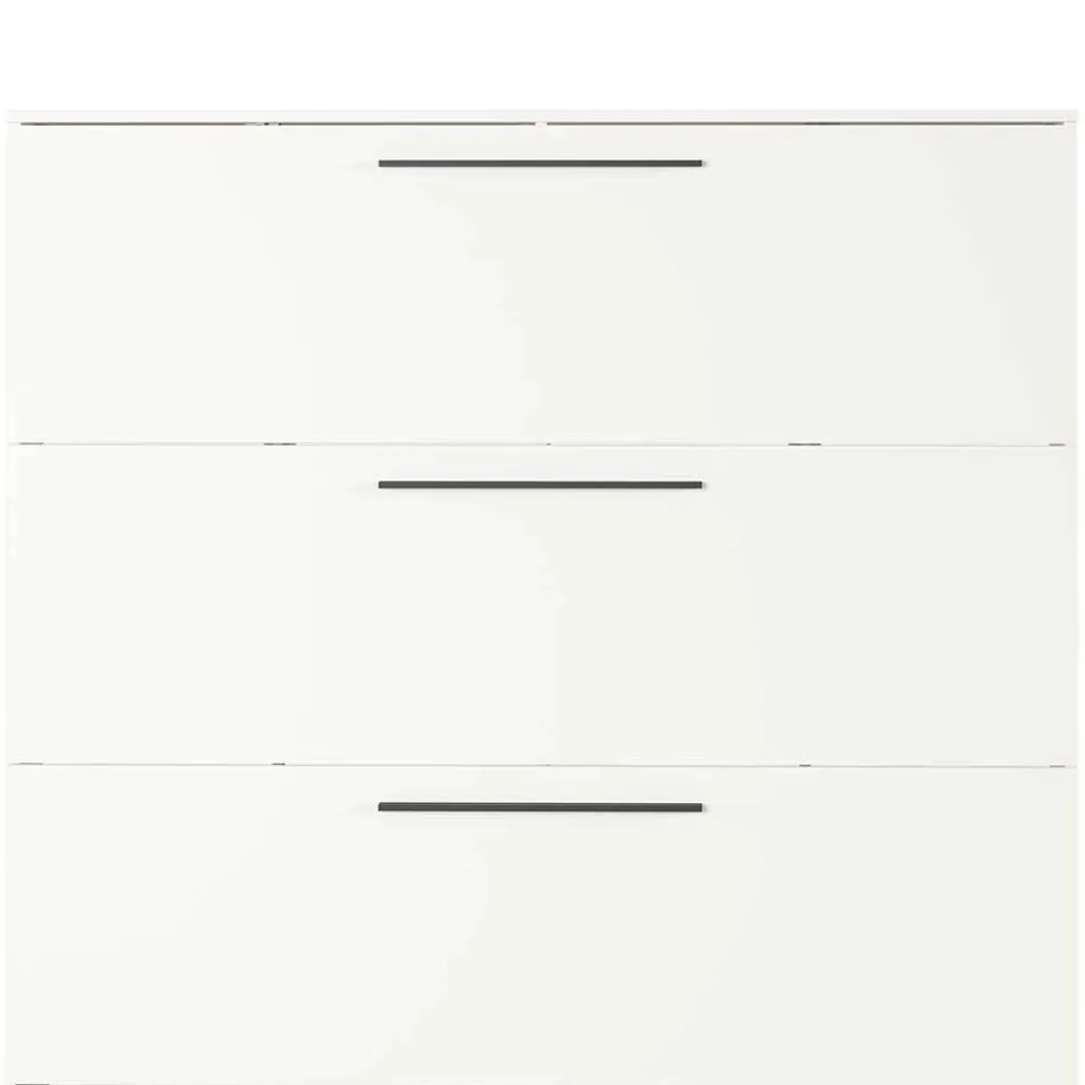 Wohnen Schuhschränke*Weißer Schuhschrank 140 cm breit - Liss