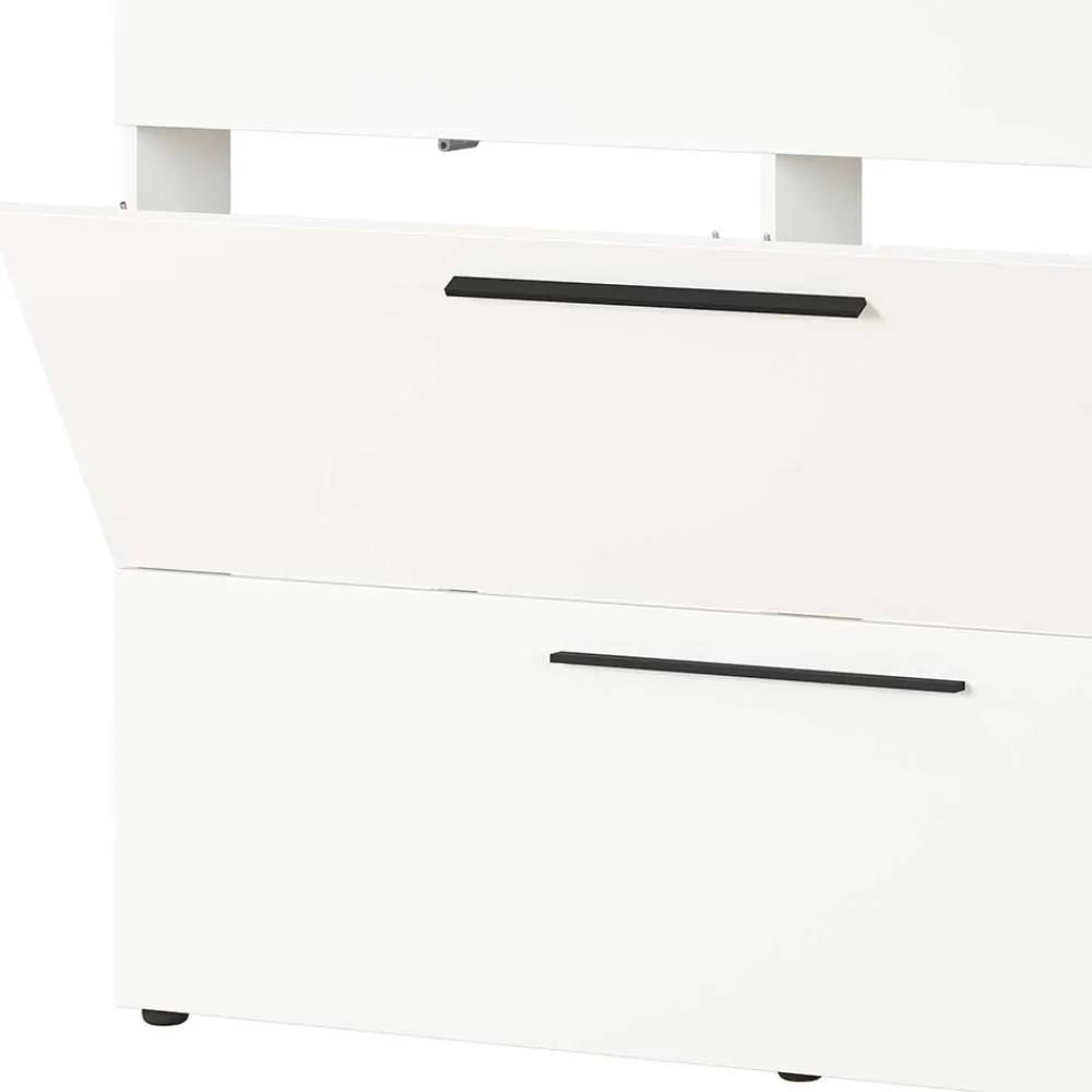 Wohnen Schuhschränke*Weißer Schuhschrank 140 cm breit - Liss