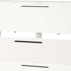 Wohnen Schuhschränke*Weißer Schuhschrank 140 cm breit - Liss