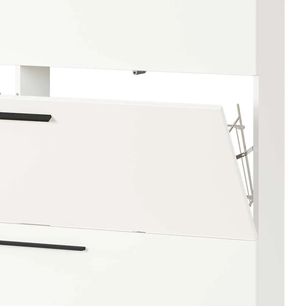 Wohnen Schuhschränke*Weißer Schuhschrank 140 cm breit - Liss