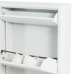 Wohnen Schuhschränke*Weißer Schuhschrank aus Metall pulverbeschichtet - Cioara