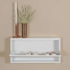 Wohnen Schuhschränke|Schränke*Weißer Schuhschrank für die Wandmontage - Vitalrov