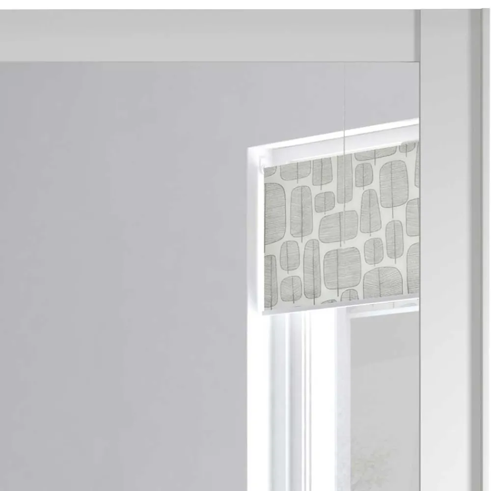 Wohnen Schränke|Kleiderschränke*Weißer Schwebetüren-Schrank mit Spiegel - Flinn