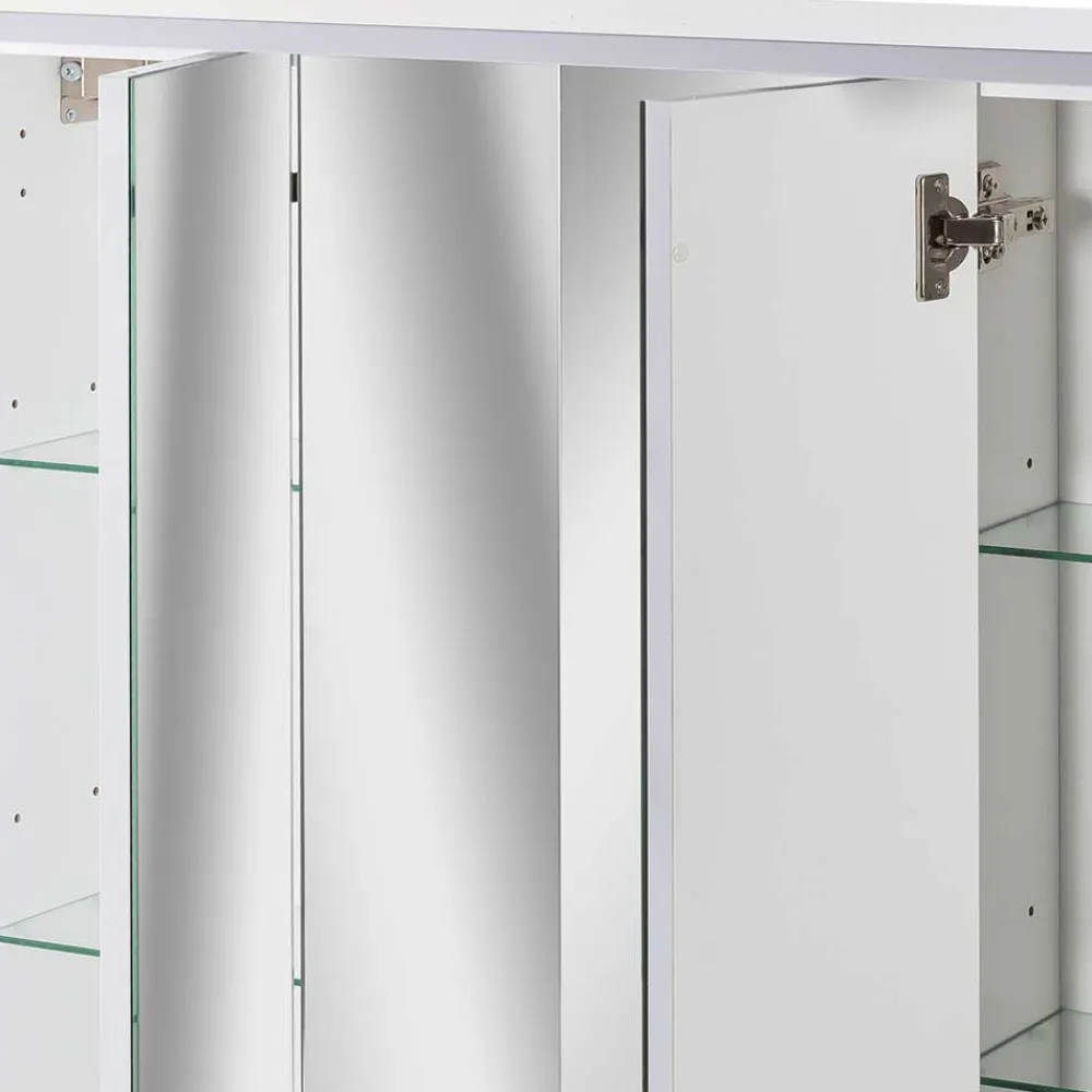 Wohnen Bad-Spiegelschränke*Weißer Spiegelschrank für das Bad - Yuliva