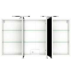 Wohnen Bad-Spiegelschränke*Weißer Spiegelschrank in 120cm Breite - Vandan