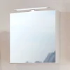 Wohnen Glasmöbel|Bad-Spiegelschränke*Weißer Spiegelschrank 1-türig - Enwicos