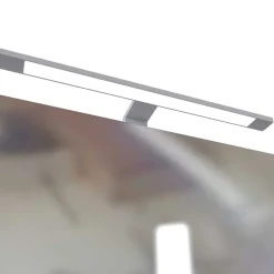 Wohnen Glasmöbel|Bad-Spiegelschränke*Weißer Spiegelschrank 1-türig - Enwicos