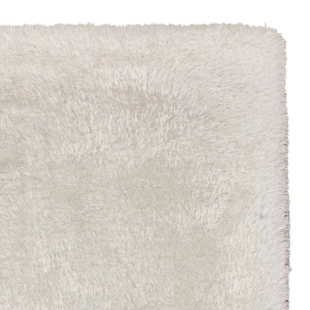 Wohnen Weißer Teppich mit 8 cm Hochflor - Daroncas