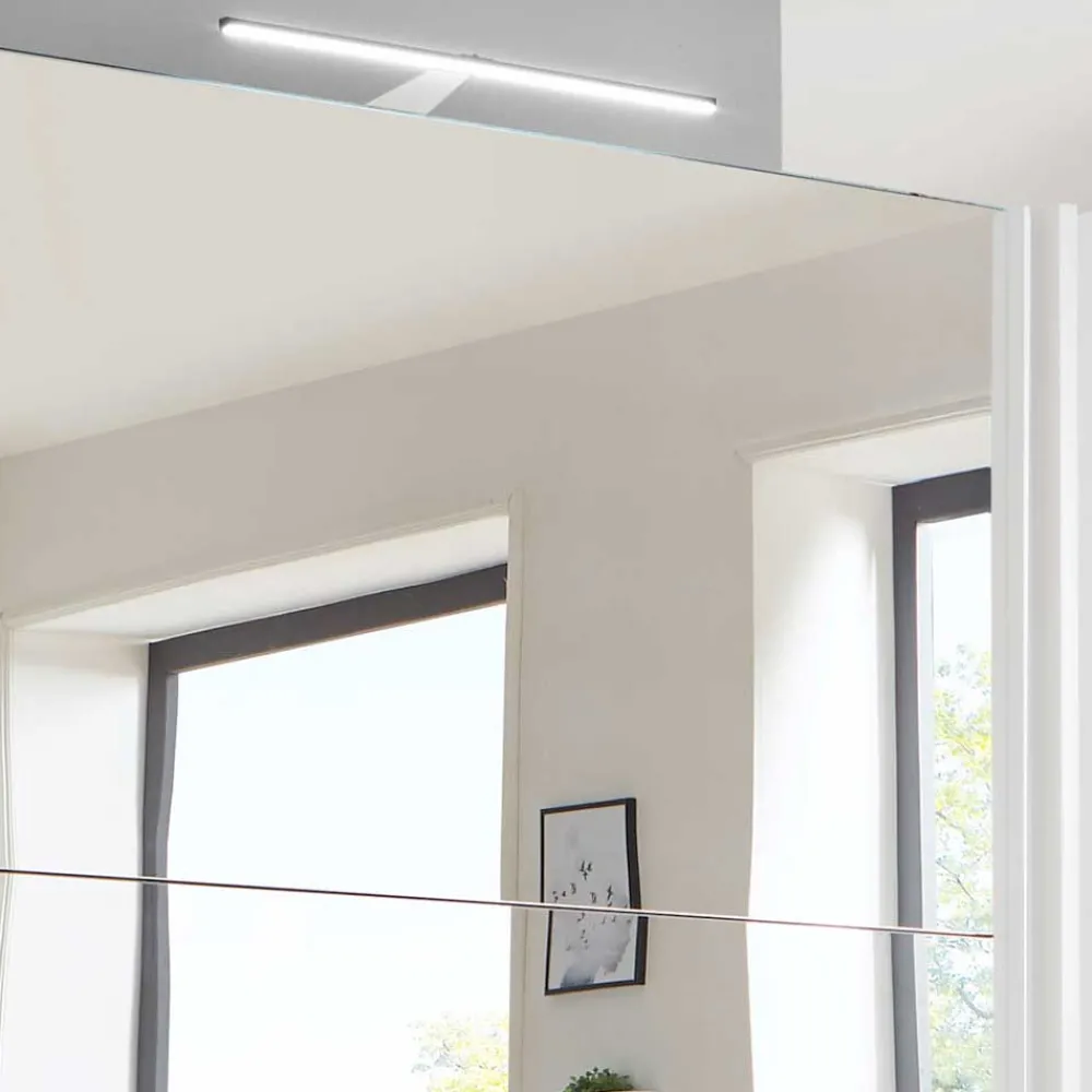 Wohnen Kleiderschränke|Kleiderschränke*Weißer 2-türiger Kleiderschrank mit Schiebetüren - Abelina