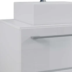 Wohnen Weißer Waschplatz & Hochschrank - Ipsum (dreiteilig)