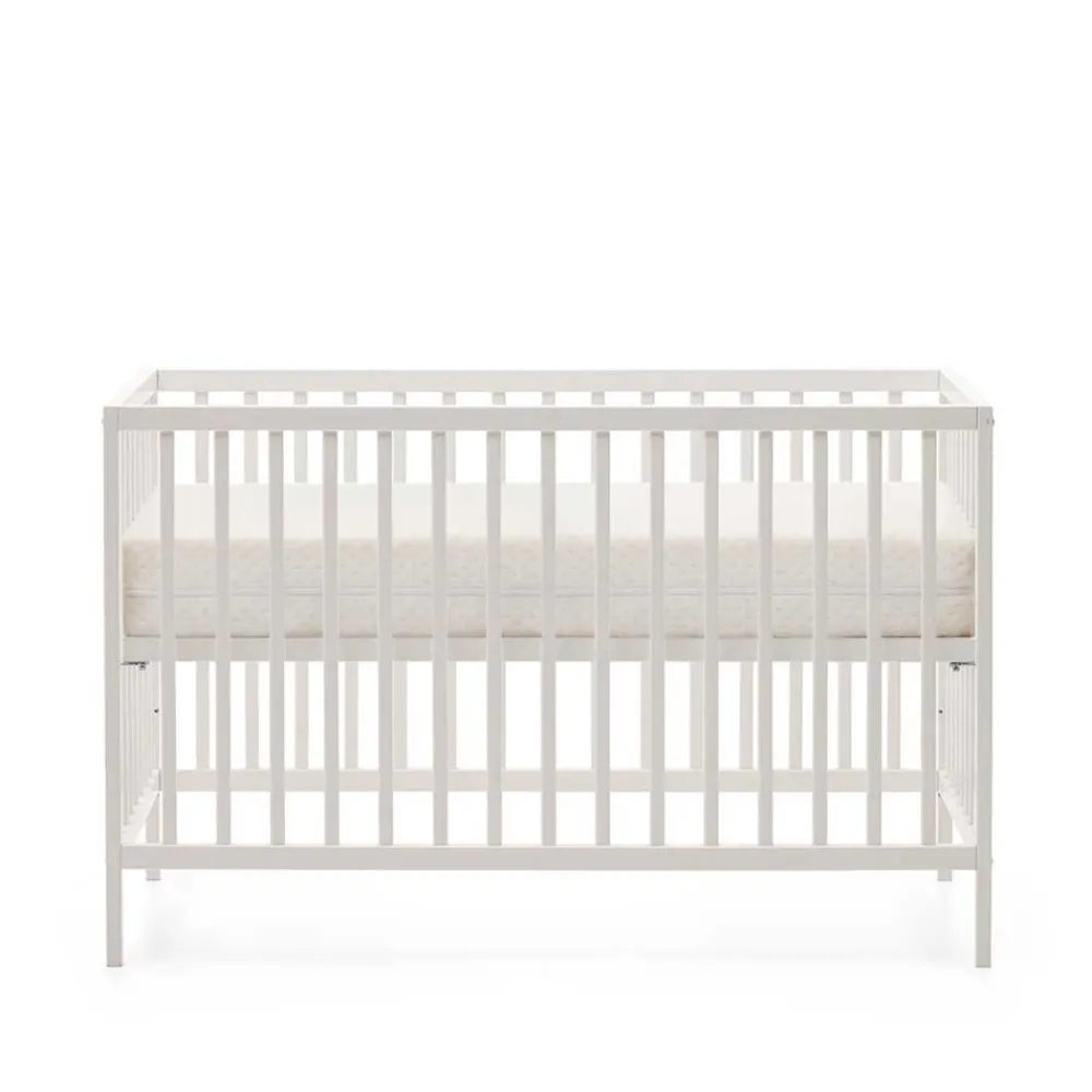 Wohnen Weißes Babybett mit Rundum-Gitter - Tijong