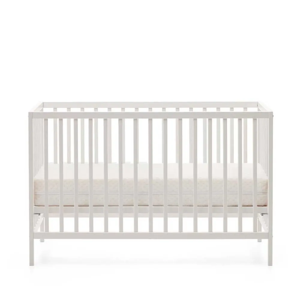 Wohnen Weißes Babybett mit Rundum-Gitter - Tijong