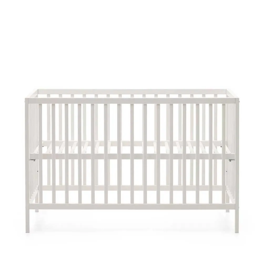 Wohnen Weißes Babybett mit Rundum-Gitter - Tijong