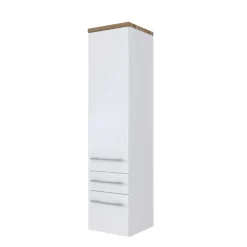 Wohnen Weißes Bad Set mit Doppelwaschtisch - Enwicos I (sechsteilig)