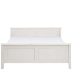 Wohnen Skandinavische Möbel*Weißes Bett als Einzelbett oder Doppelbett - Satumare