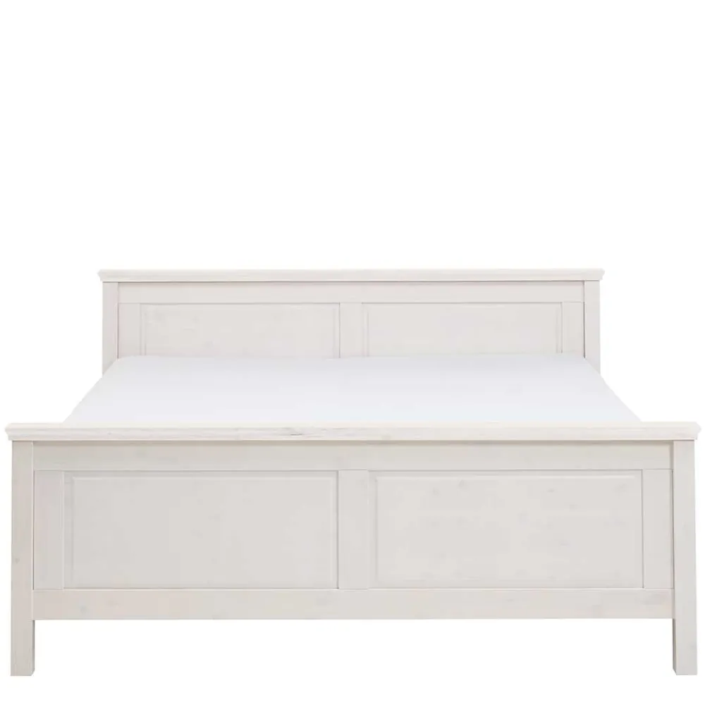 Wohnen Skandinavische Möbel*Weißes Bett als Einzelbett oder Doppelbett - Satumare