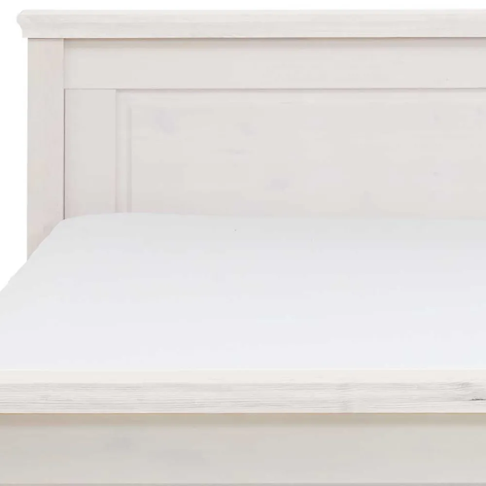 Wohnen Skandinavische Möbel*Weißes Bett als Einzelbett oder Doppelbett - Satumare