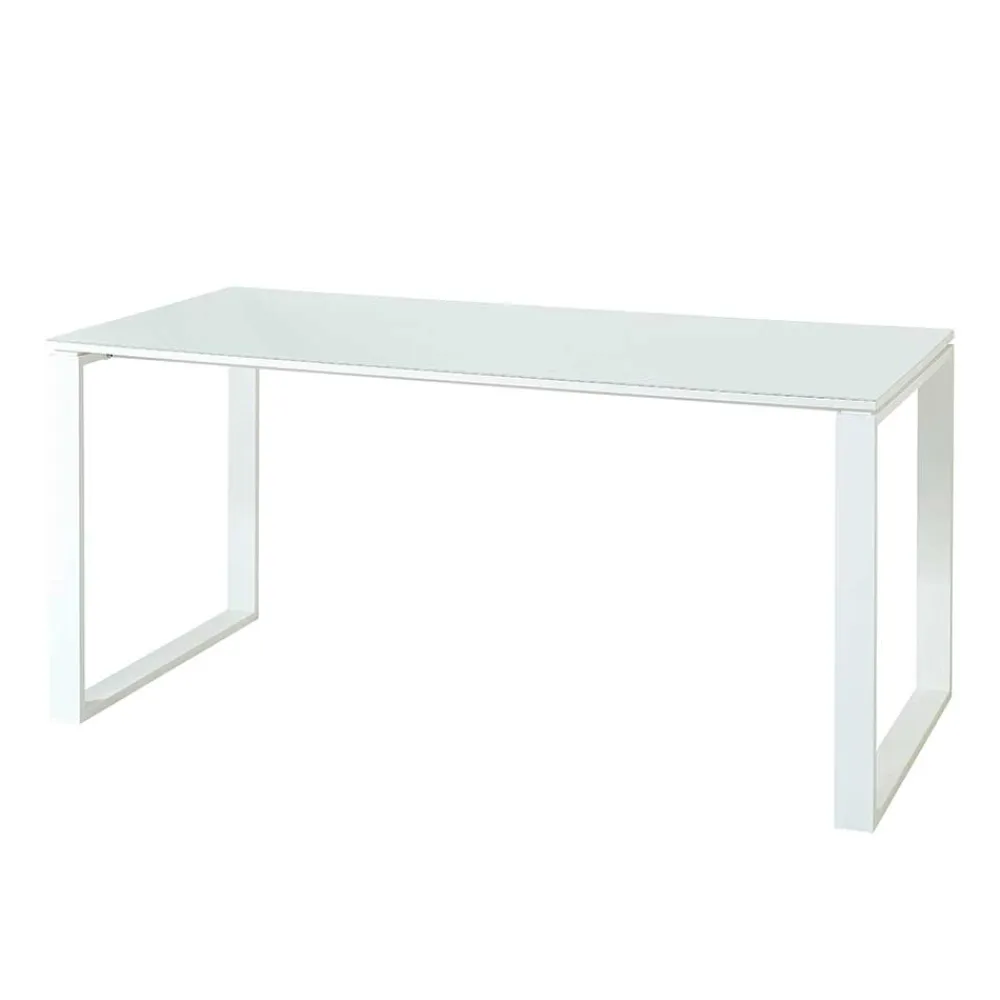 Wohnen Bürotische*Weißes Büromöbel Set mit Schreibtisch - Fidania (zweiteilig)