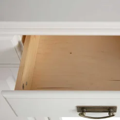 Wohnen Massivholzmöbel|Schränke*Weißes Buffet Schrank aus Kiefer massiv - Akbelev