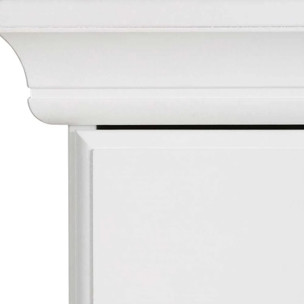 Wohnen Massivholzmöbel|Schränke*Weißes Buffet Schrank aus Kiefer massiv - Akbelev