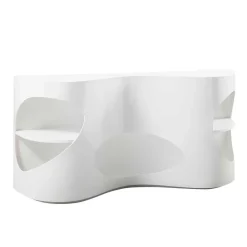 Wohnen Weißes Design Hochglanzregal mit 5 Fächern - Scarula