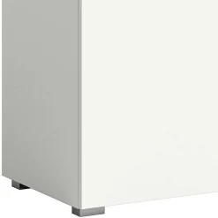 Wohnen Weißes Highboard mit zwei Türen und Schublade - Intiatos