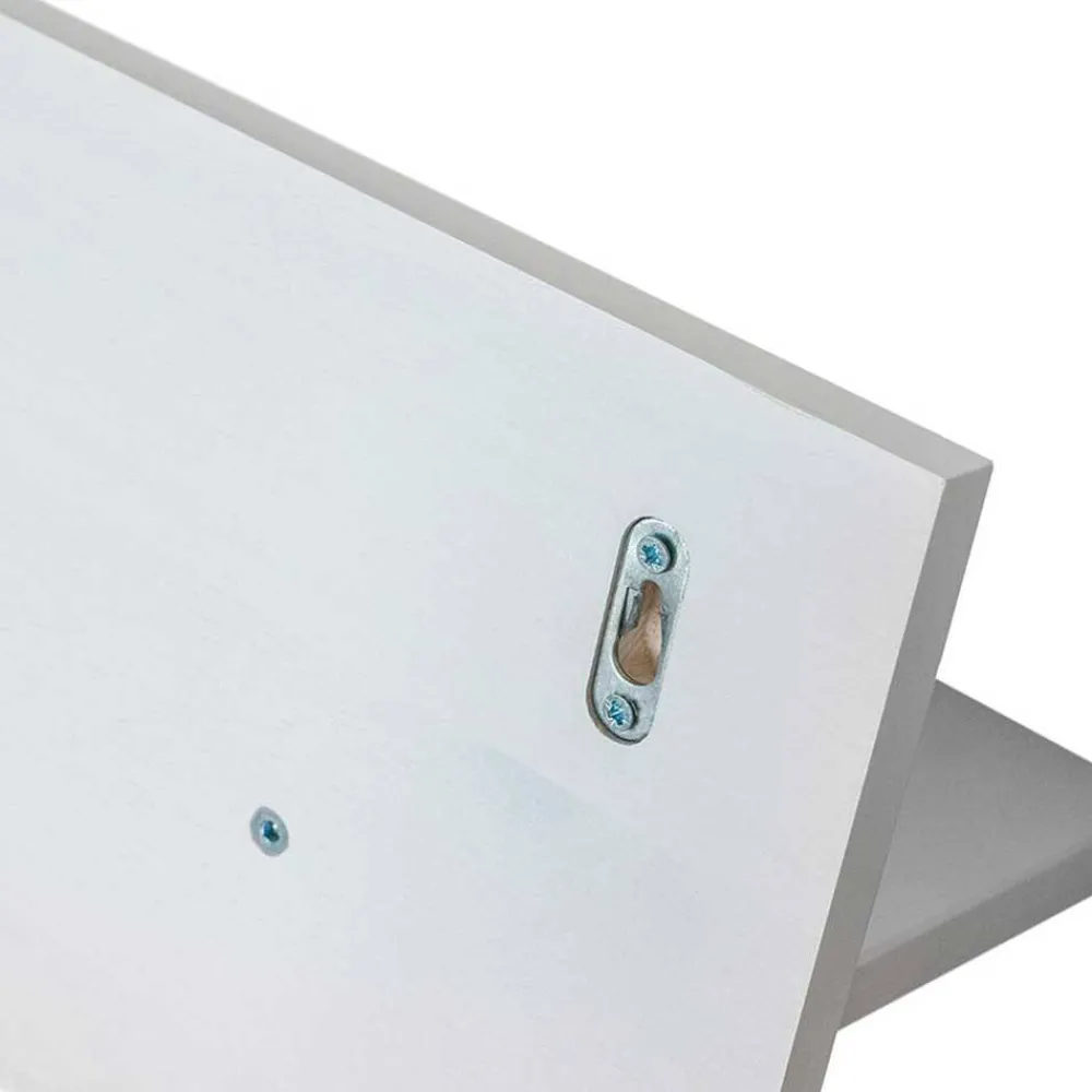 Wohnen Esszimmerregale|Regale*Weißes Hängeboard aus Massivholz - Presto